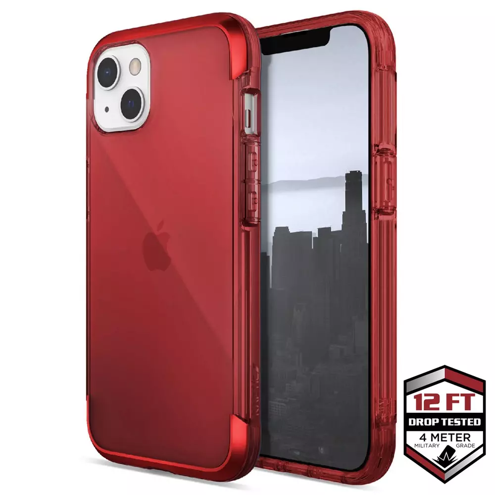 Raptic Air Case for iPhone 13 - Red
