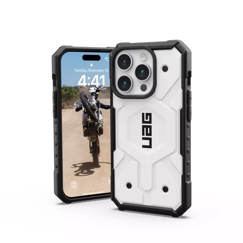 UAG Pathfinder + Magsafe Case for iPhone 15 Pro - Ice