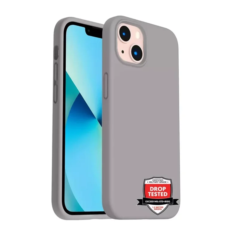 Xquisite Silicone Case - Storm Grey- for iPhone 14