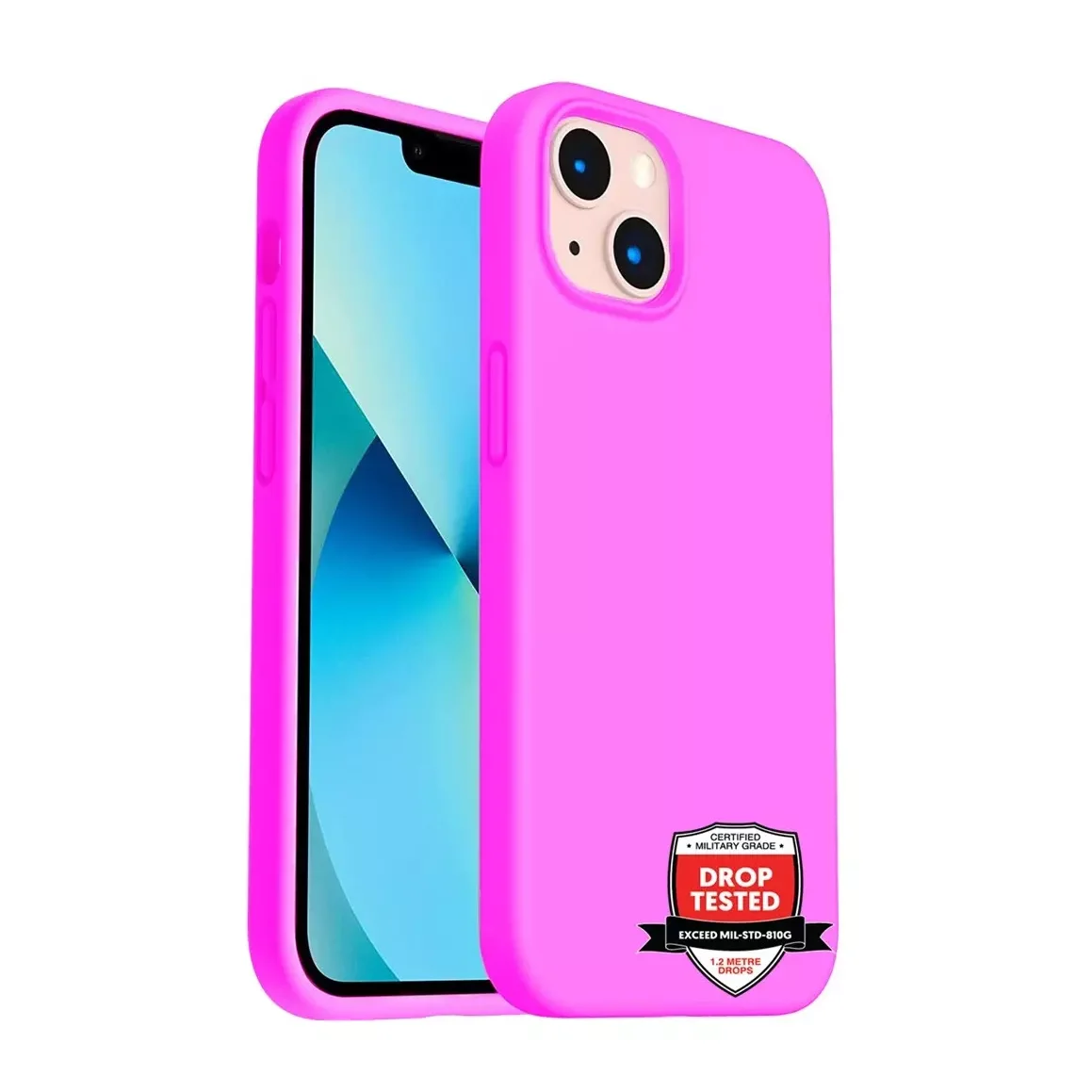 Xquisite Silicone Case for iPhone 13 - Pink