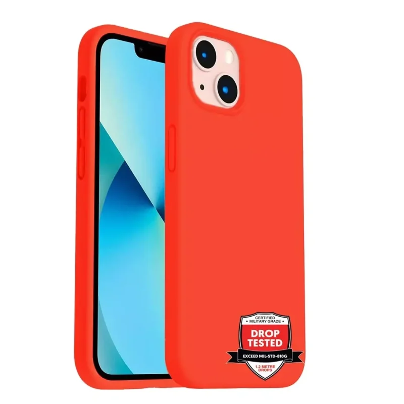 Xquisite Silicone Case for iPhone 13 - Red