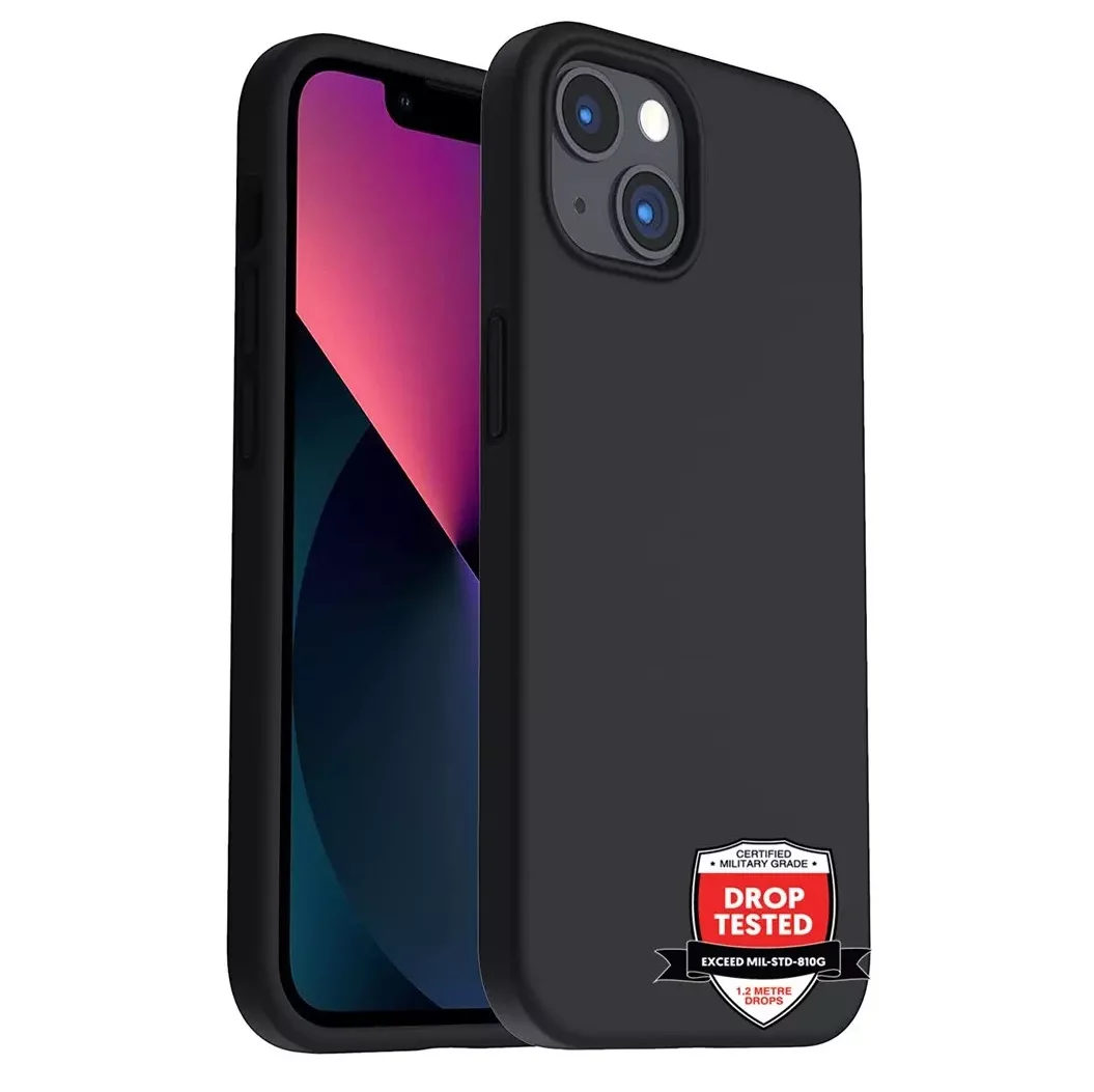 Xquisite Silicone Case for iPhone 14 - Black
