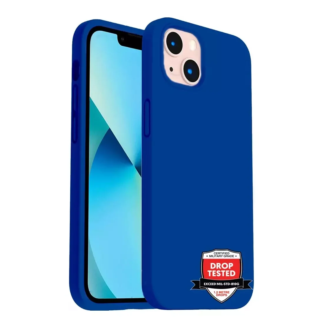 Xquisite Silicone Case for iPhone 13 - Navy Blue