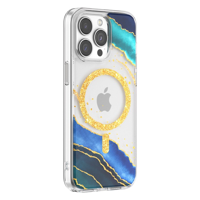 Devia - Autumn Wind Series with Magsafe Case for iPhone 15 Pro - Blue