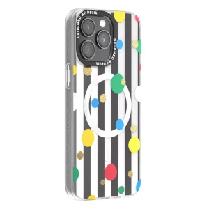 Devia - Polka Dots MagSafe Case for iPhone 15 - Checkered