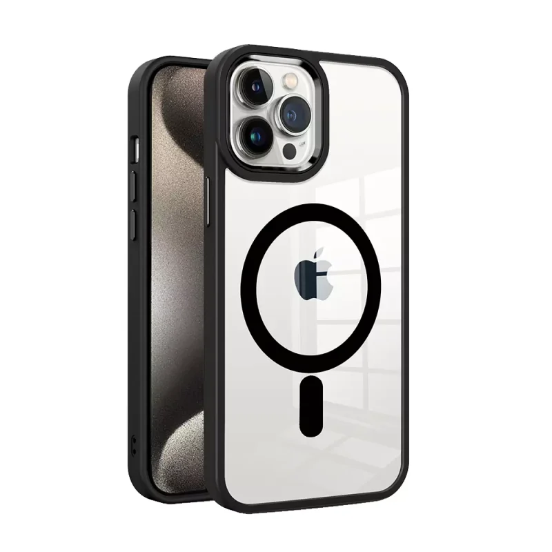 Xquisite ProMag Metallic Case for iPhone 15 Pro Max - Black