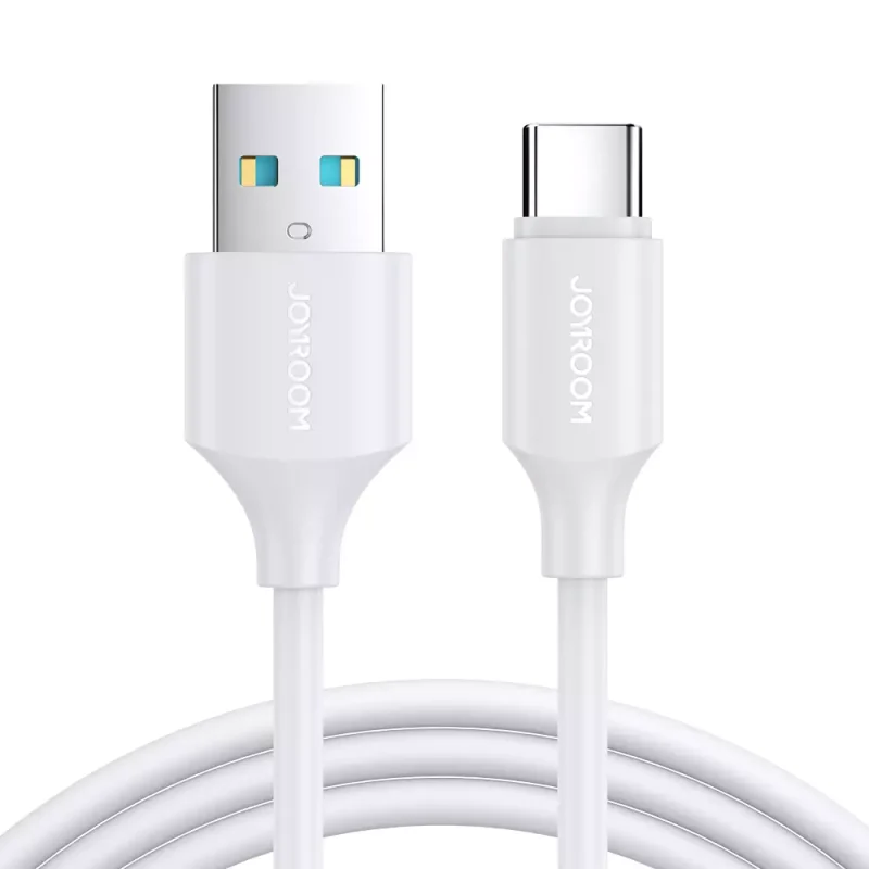 Joyroom - 25cm (3A) USB A to Type C Cable - White