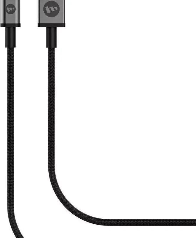 Mophie - 2m (3A) USB A to Type C Ultra Durable Braided Kevlar Reinforced Cable - Black