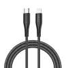 NEXi - Braided Nylon Type-C to Lightning PD Quick Charge Cable 20W 1M - Black