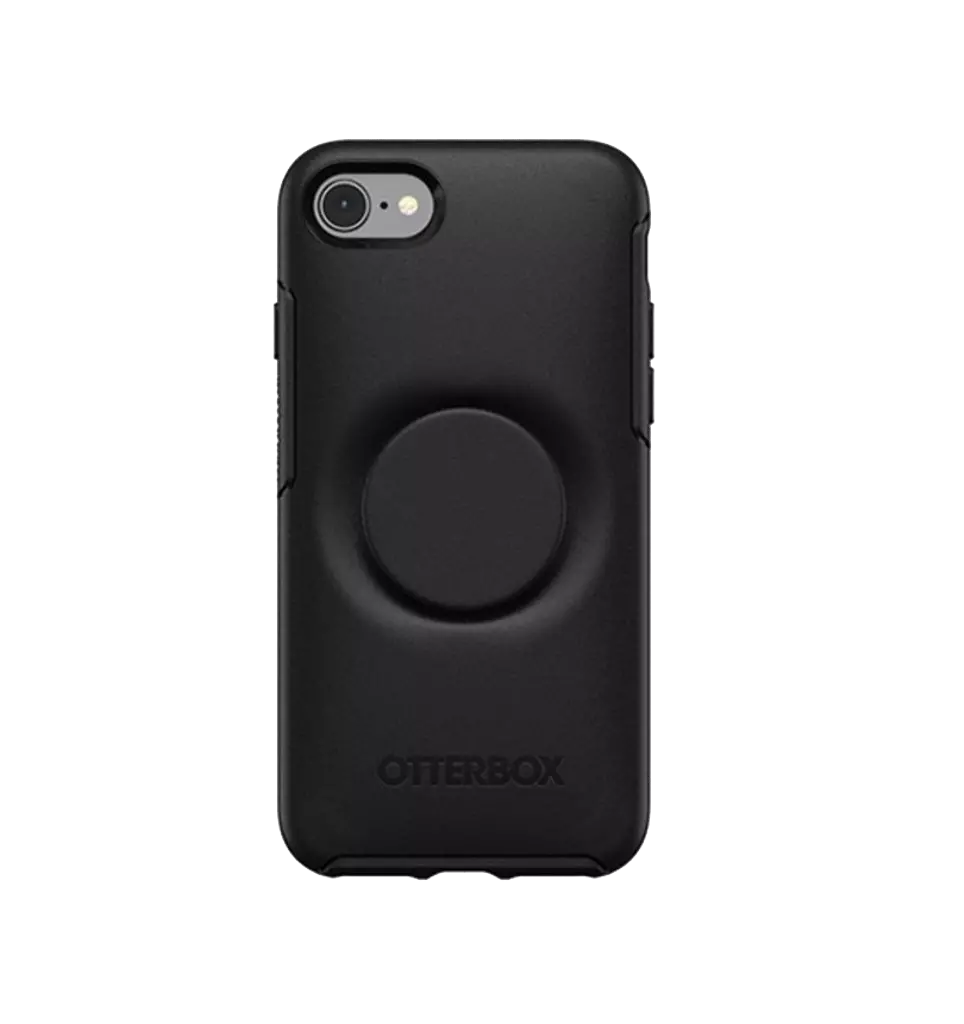 Otterbox+Popsockets - Symmetry for iPhone SE (2) Case - Black1