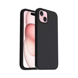 Xquisite Silicone Case for iPhone 15 - Black