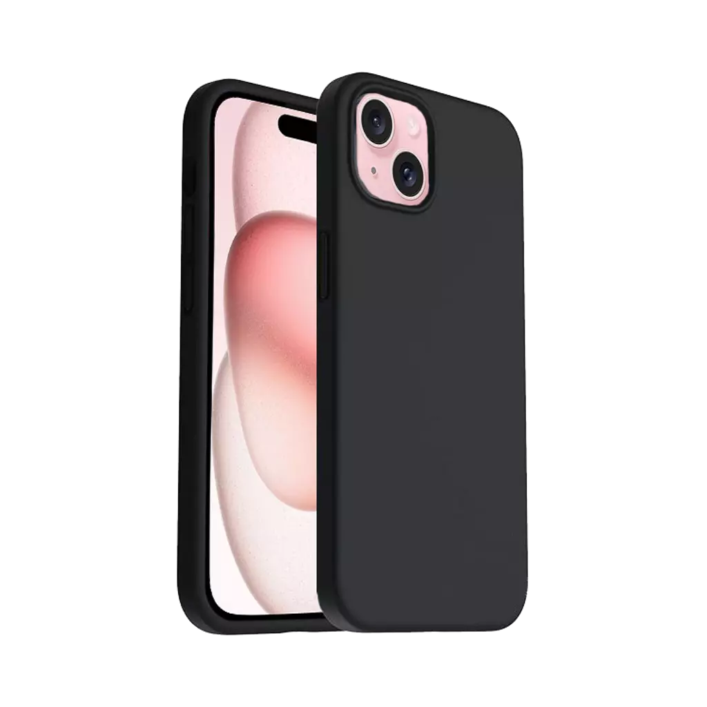 Xquisite Silicone Case for iPhone 15 - Black
