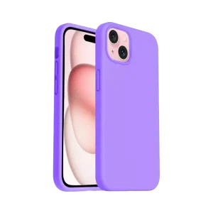 Xquisite Silicone Case for iPhone 15 - Purple