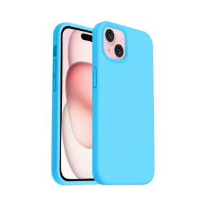 Xquisite Silicone Case for iPhone 15 - Sky Blue