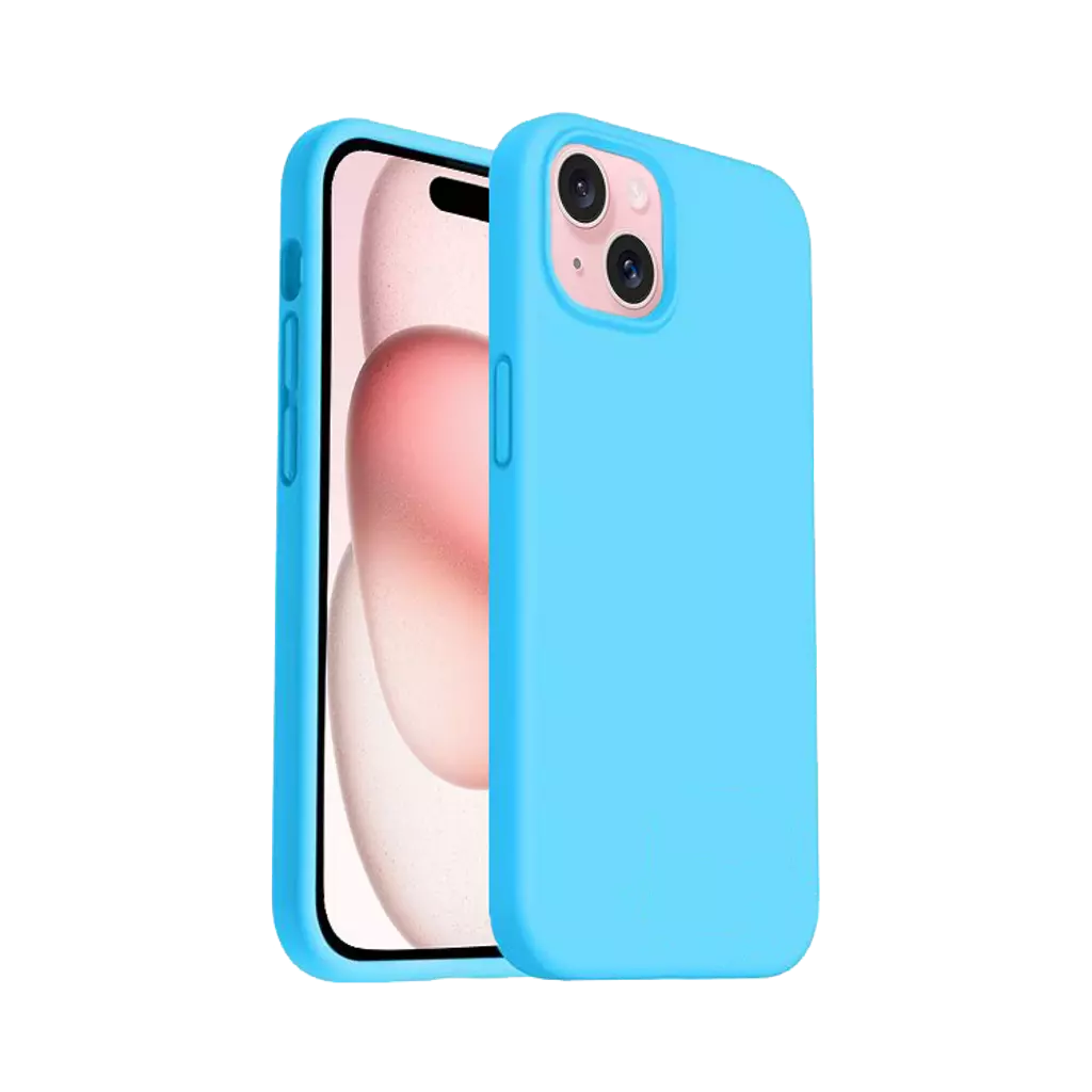 Xquisite Silicone Case for iPhone 15 - Sky Blue