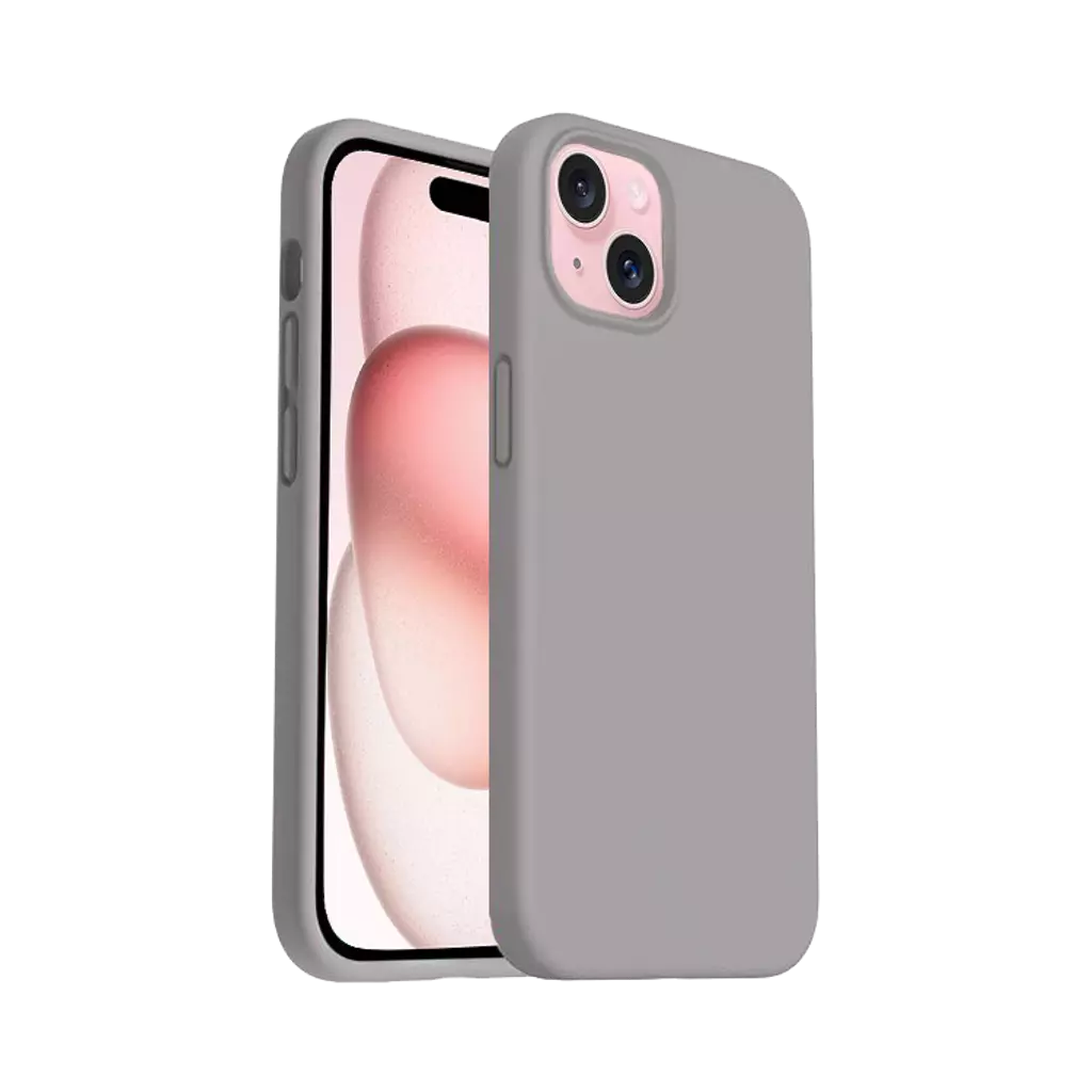 Xquisite Silicone Case for iPhone 15 - Storm Grey
